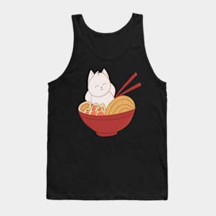 Kawaii Kitty Ramen Tank Top